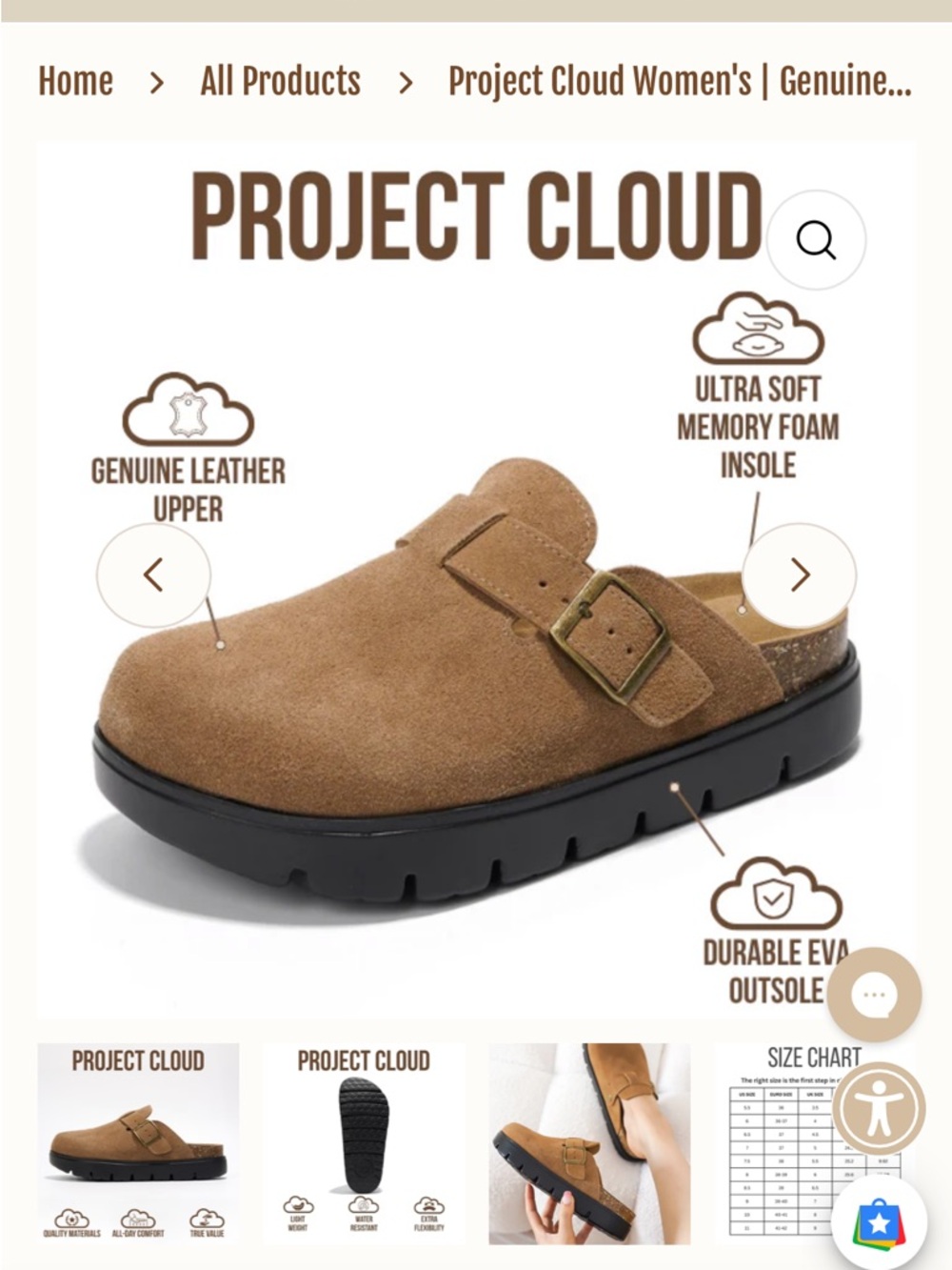 Project Cloud Platform clogs in size 8. Likes new condition. - Picture 4 of 7